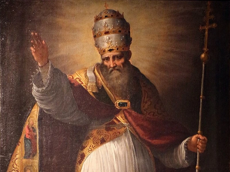 1593-Ercole Sarti - San Silvestro, papa - Palazzo dei Diamanti (Ferrara)